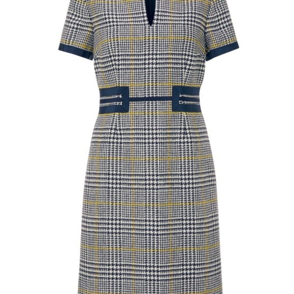 Boden Plaid Work Dress